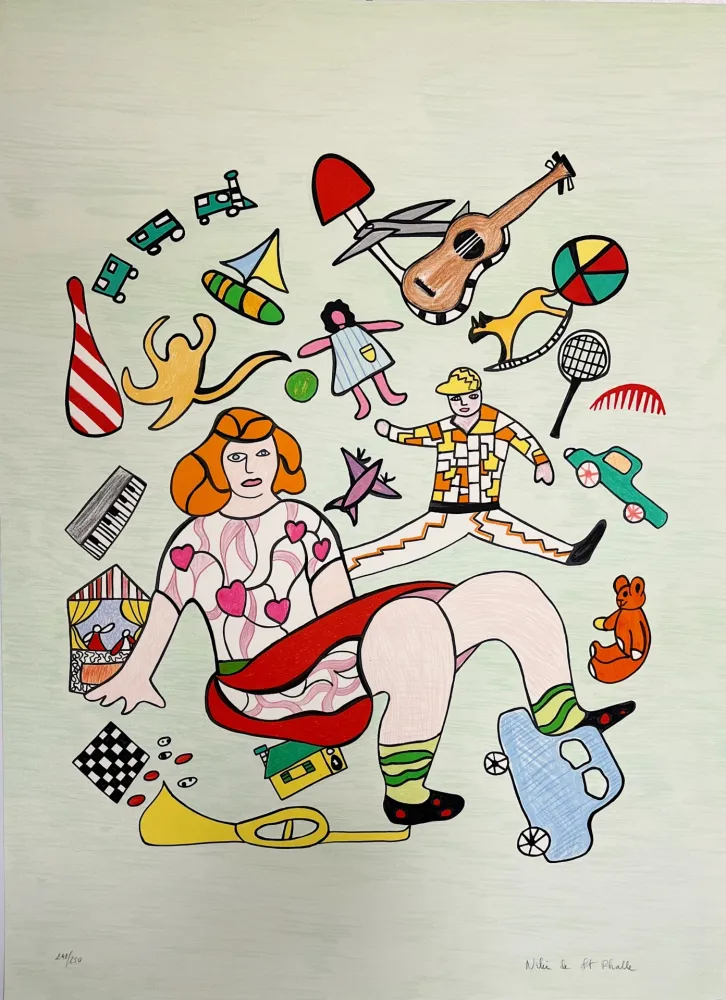 Litografia De Saint Phalle - Les Jouets