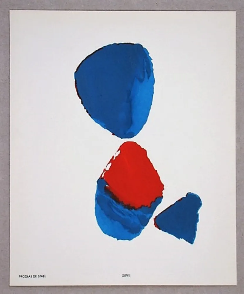 Estêncil De Stael - Composition sans titre pour René Char