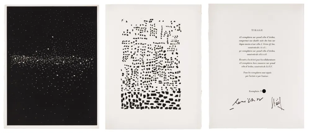 Livro Ilustrado De Stael - René Char. POÈMES. 14 bois originaux à pleine page (1952)