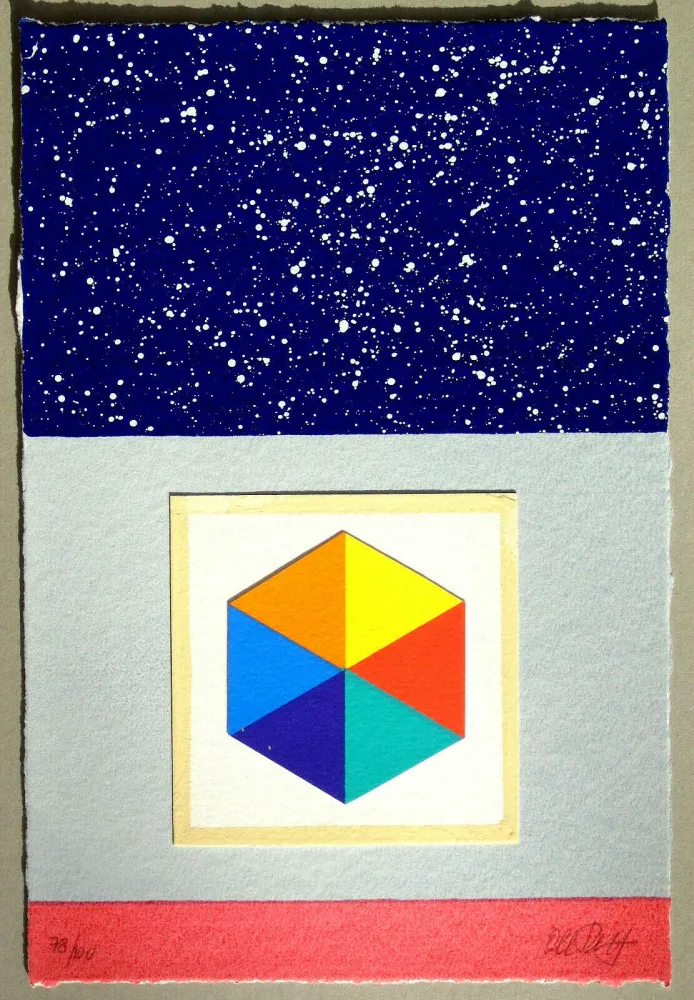 Serigrafia Del Pezzo - Cielo stellato