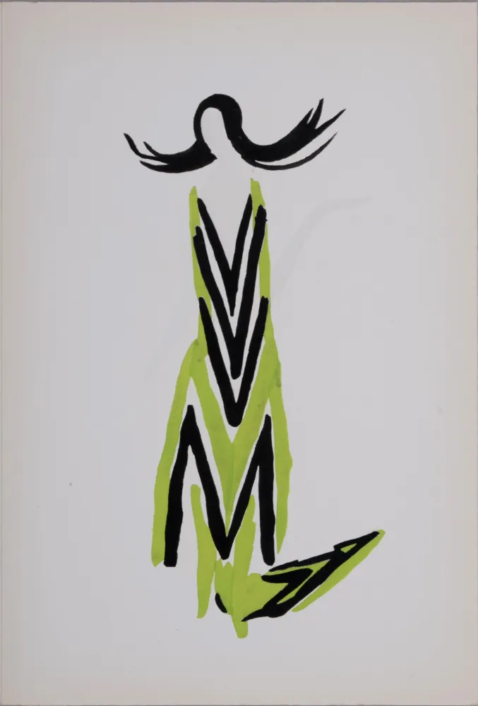 Estêncil Delaunay - Costumes (N), 1969