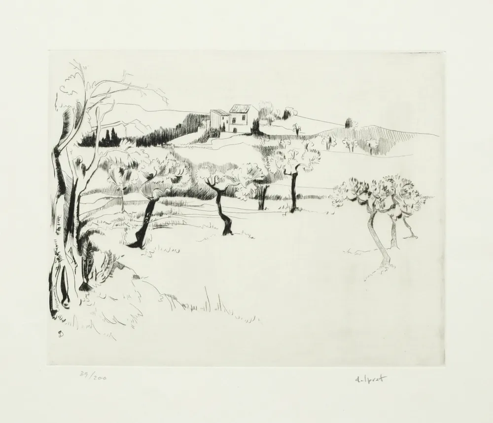 Água-Forte Delprat - Paysage