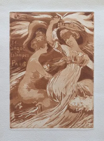 Água-Tinta Denis - Edmond Sagot Estampes Paris