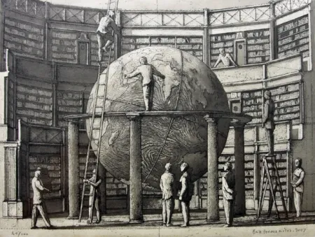 Água-Forte E Água-Tinta Desmazières - Theatre de Geographie