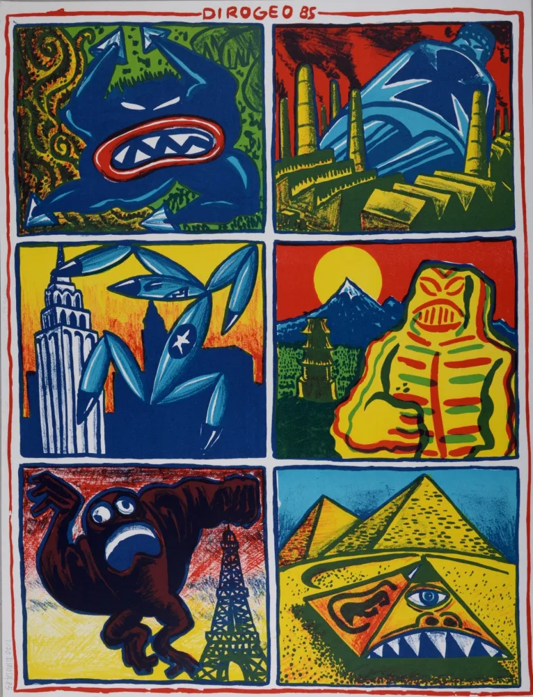 Litografia Di Rosa - Dirogeo 85