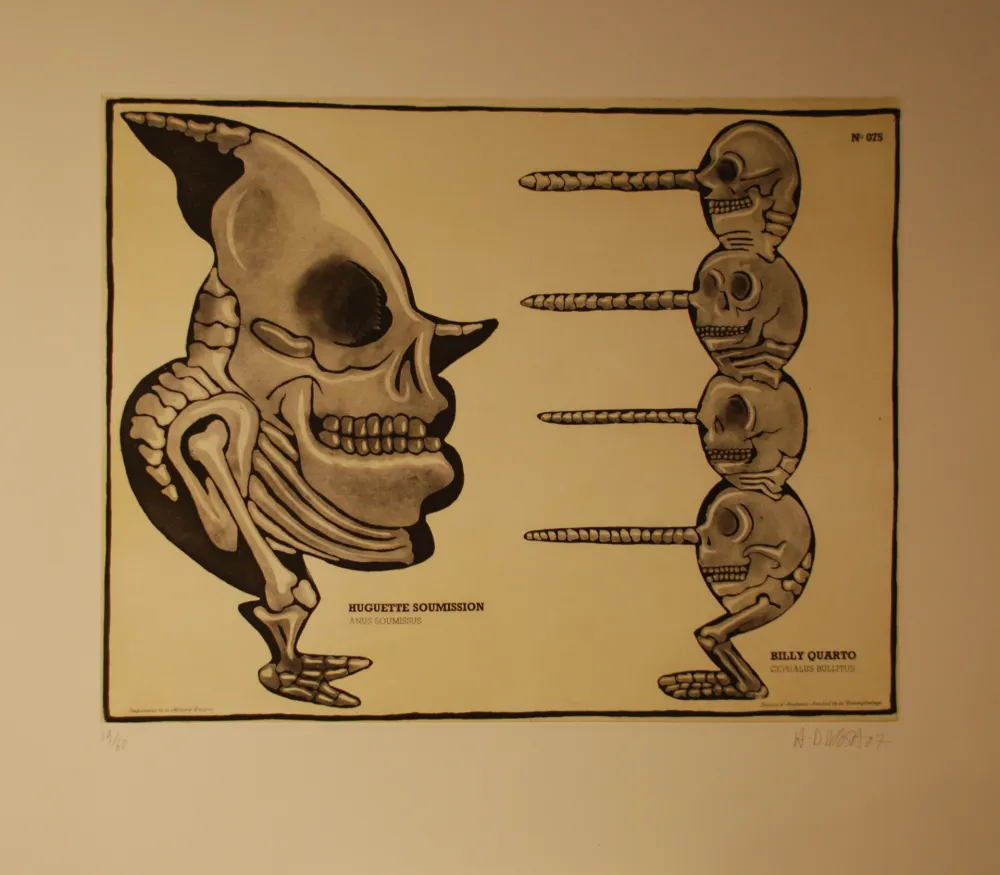 Gravura Di Rosa - Huguette Soumission