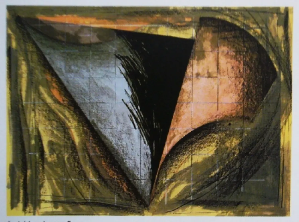 Litografia Dill - Aerial Landscape 2