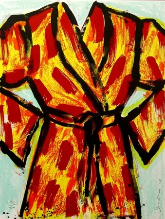 Litografia Dine - Black Ink Robe