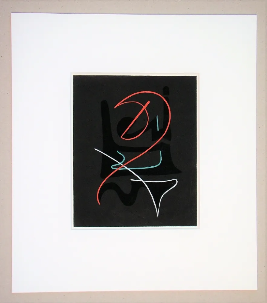 Estêncil Domela - Composition abstrait