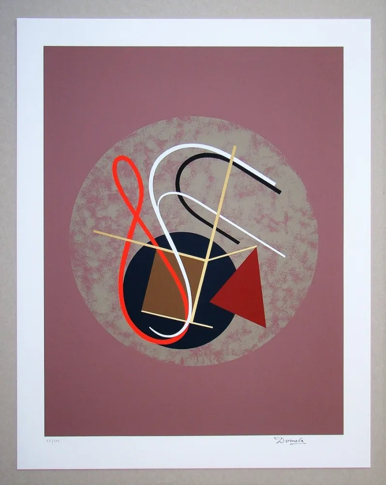 Serigrafia Domela - Senza Titolo