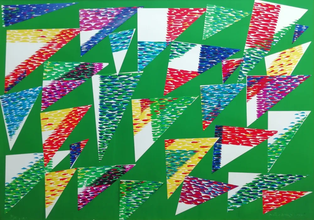 Múltiplo Dorazio - Collage di Triangoli