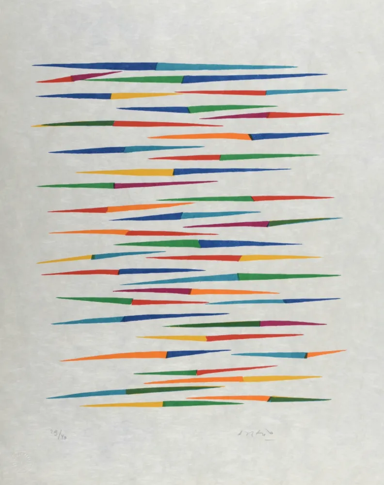 Litografia Dorazio - Composition (#G), 1976