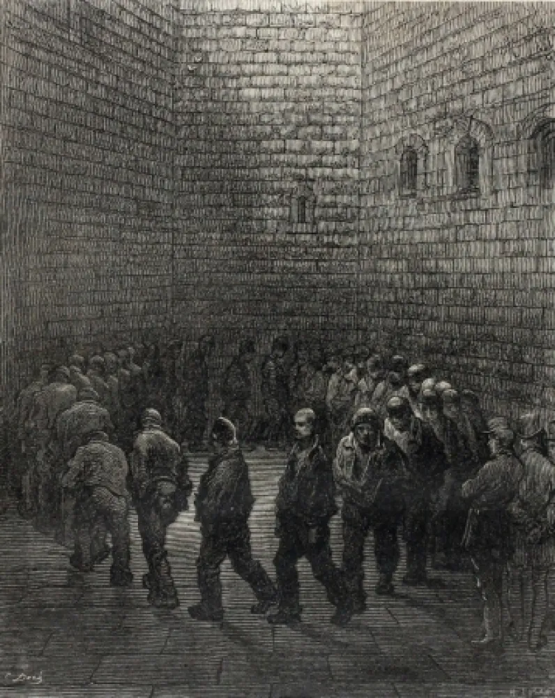 Xilogravura Doré - London - A Pilgrimage