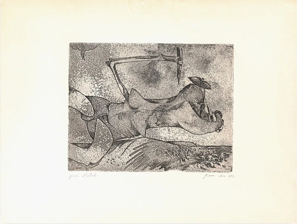 Água-Forte E Água-Tinta Dova  - Senza titolo