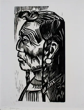 Xilogravura Drewes - Blackfoot