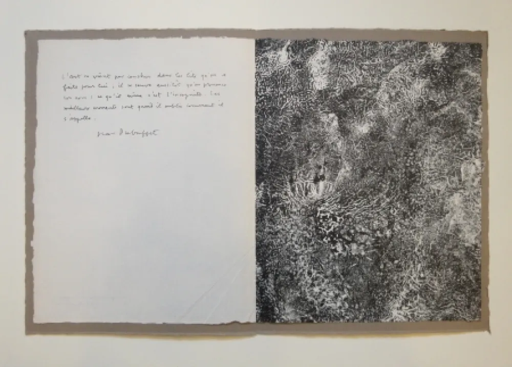 Litografia Dubuffet - Untitled