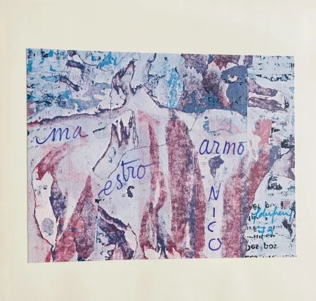 Múltiplo Dufrêne - Ohne Titel aus Les Nouveaux Réalistes