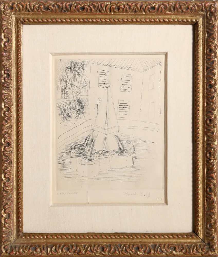 Gravura Dufy - The Fountain of Venice