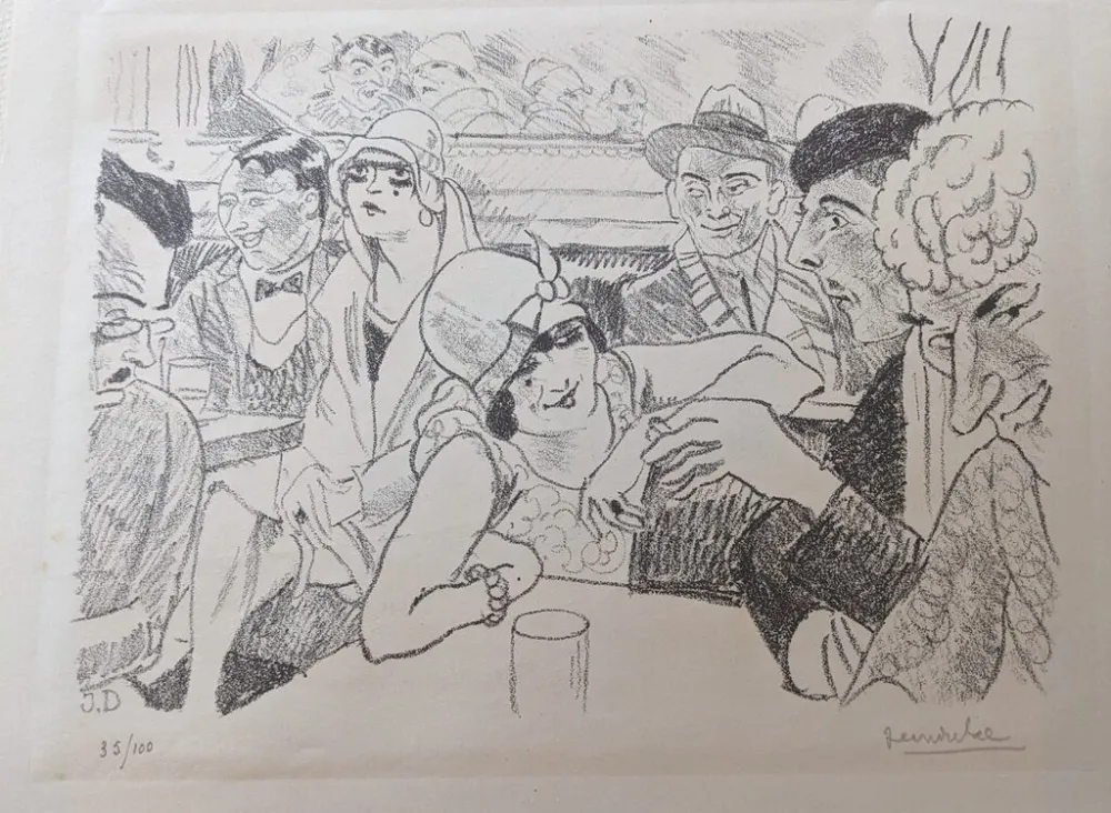 Litografia Dulac - Initiation