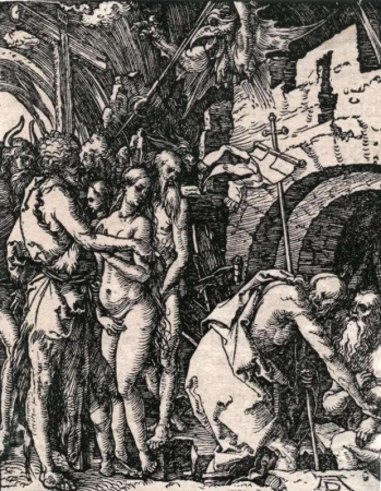 Xilogravura Durer - Christ in Limbo