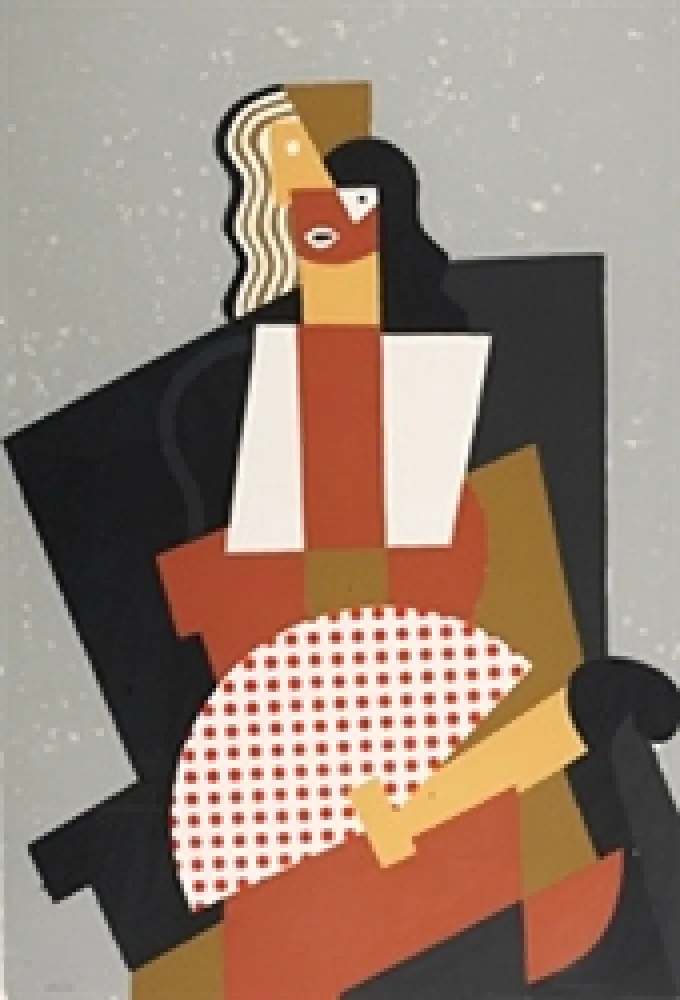 Serigrafia Equipo Cronica - Abanico de lunares