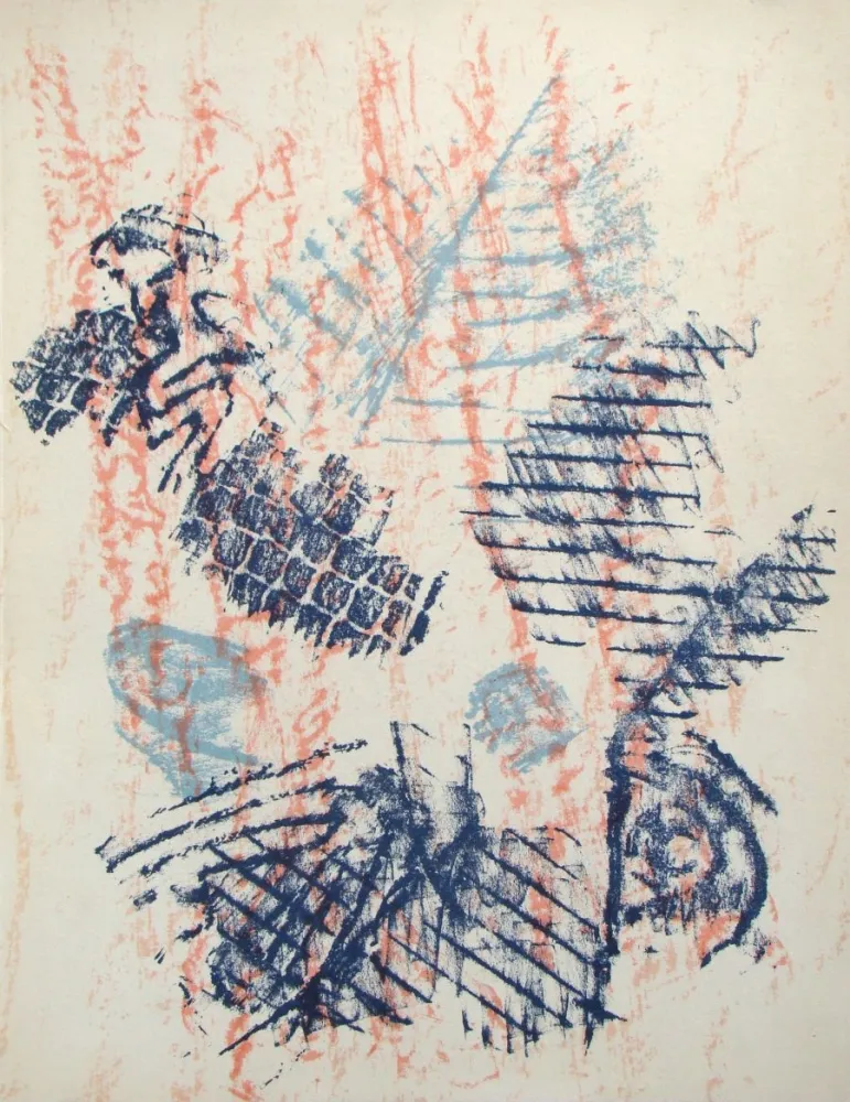 Litografia Ernst - Composition abstrait