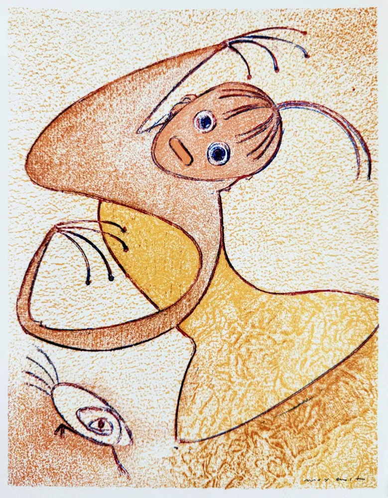 Litografia Ernst - Hommage à San Lazzaro