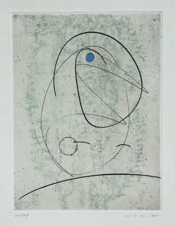 Água-Forte Ernst - L'Oiseau bleu