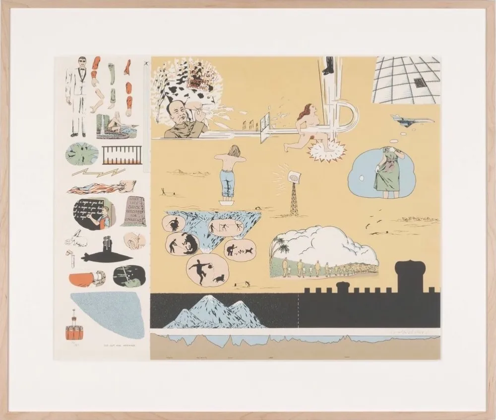 Múltiplo Fahlström - Eddie (Sylvie's brother) in the Desert