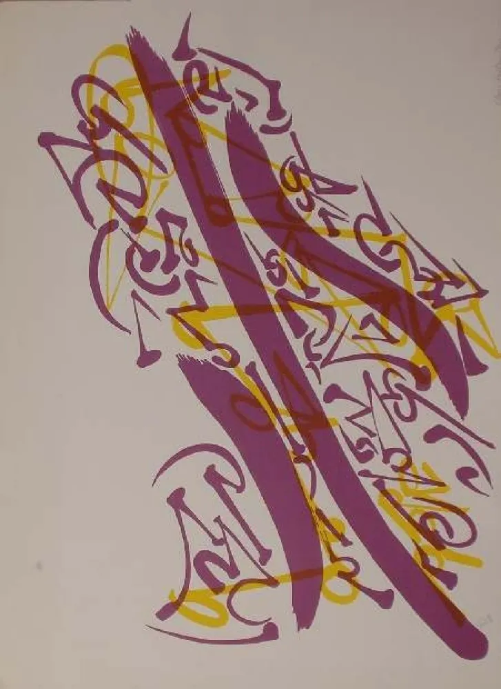 Litografia Falkenstein - UNTITLED