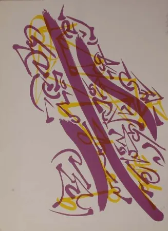 Litografia Falkenstein - UNTITLED