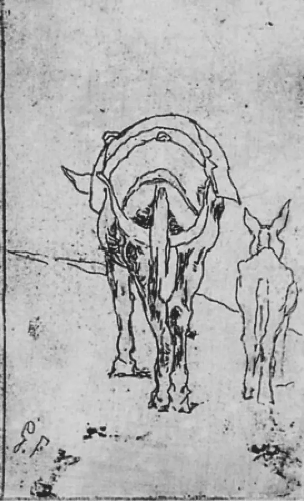 Água-Forte Fattori - Due somarelli