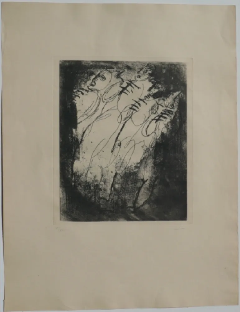 Água-Forte E Água-Tinta Fautrier - Les fusillés