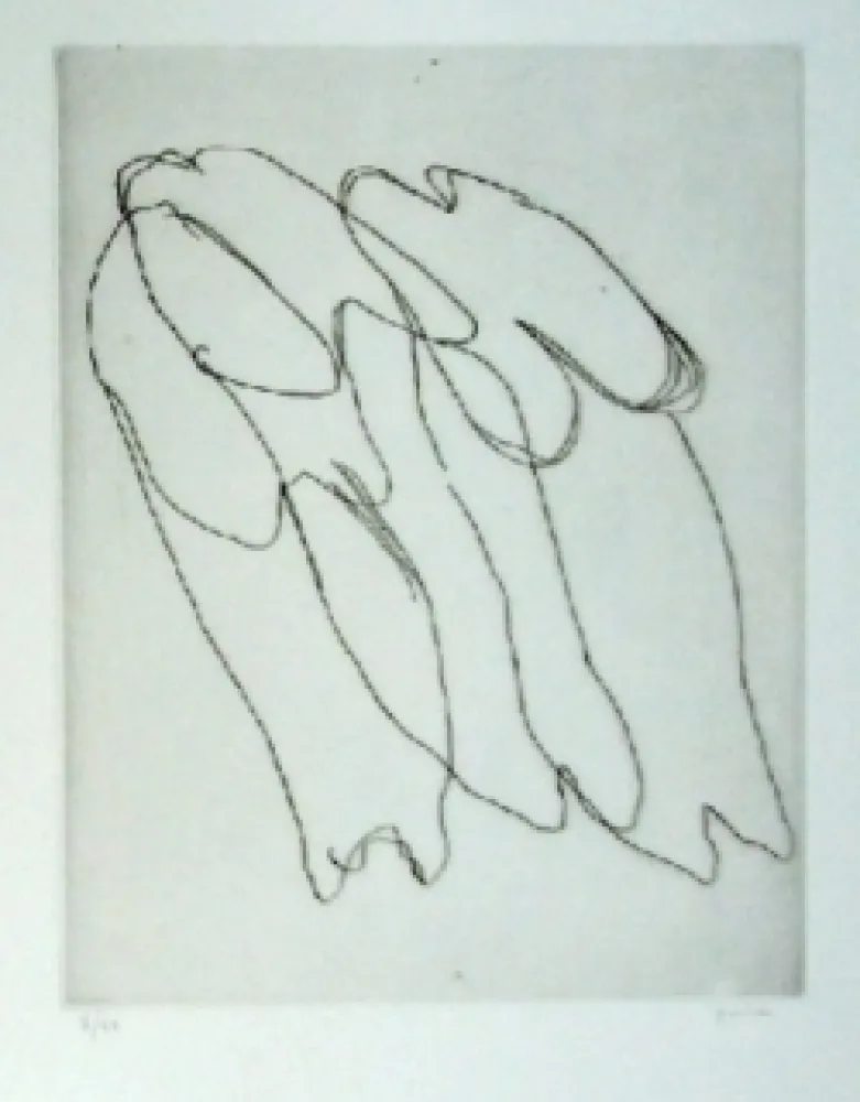 Água-Forte Fautrier - Les seins nus