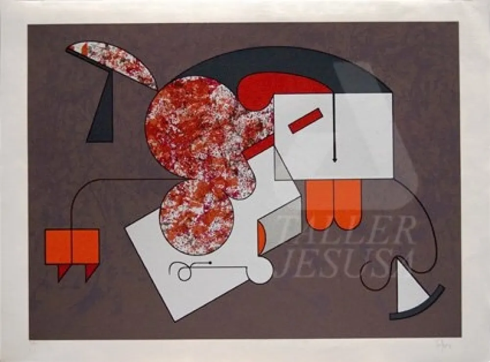 Serigrafia Felguerez - Caracoles del silencio