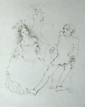 Gravura Fini - Concile d'amour