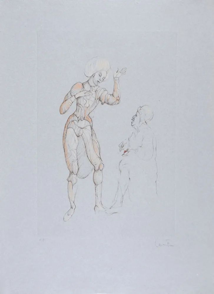 Água-Forte Fini - Conte de la 672 ème Nuit - XI