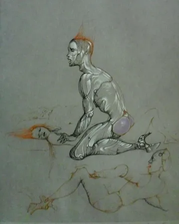 Gravura Fini - Solomonie la Possédée