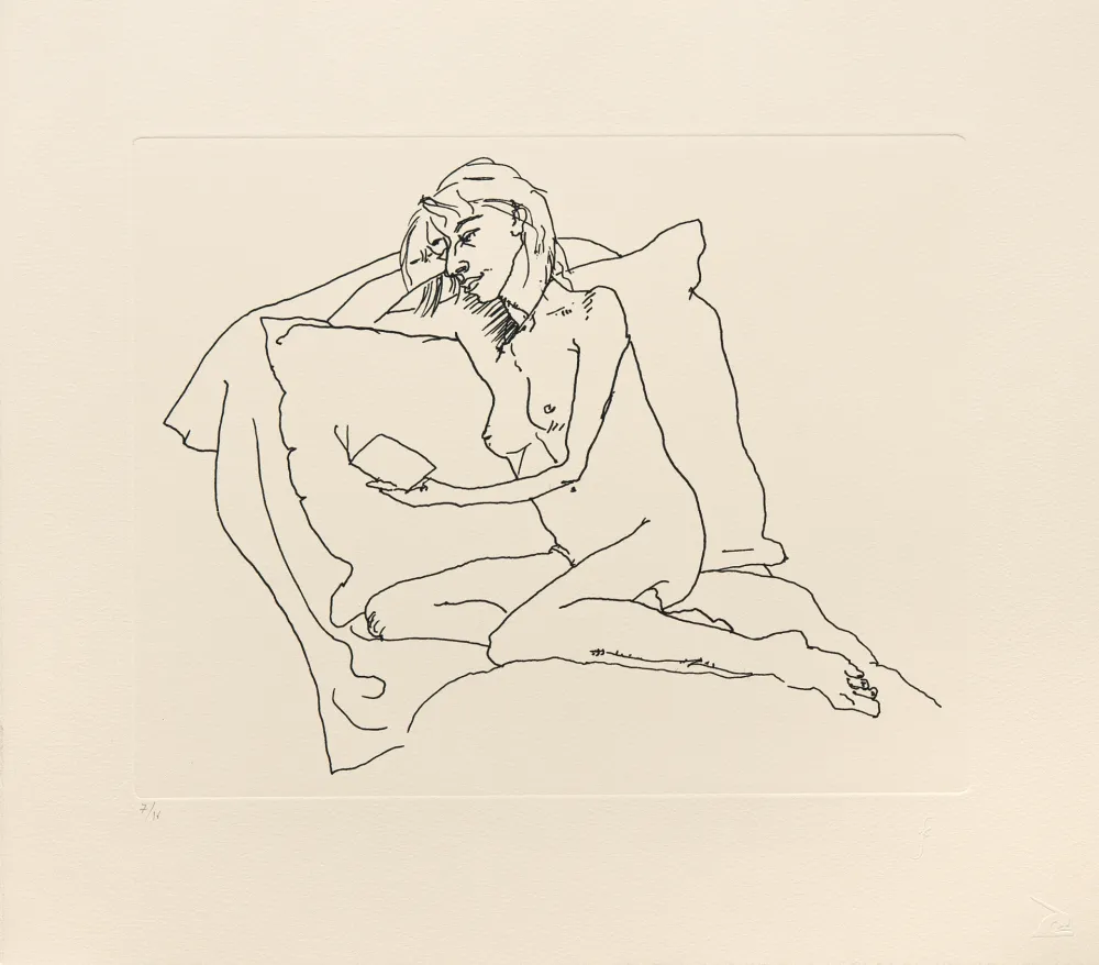 Gravura Flanagan - Woman reading