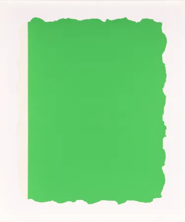 Água-Tinta Flavin - Untitled, from Sequences - Green