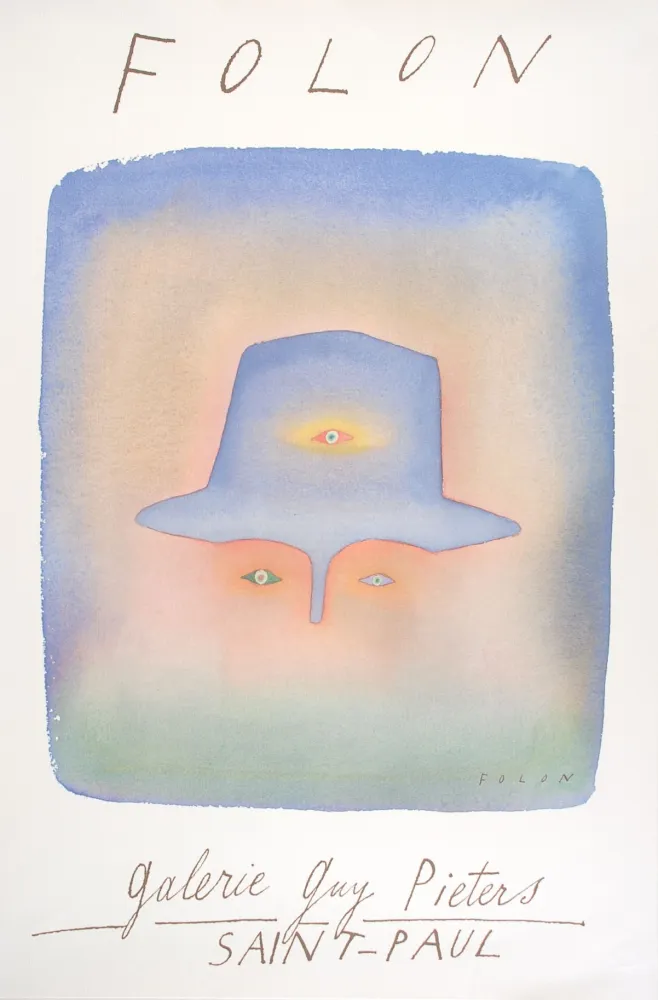 Cartaz Folon - Folon - Galerie Guy Pieters I