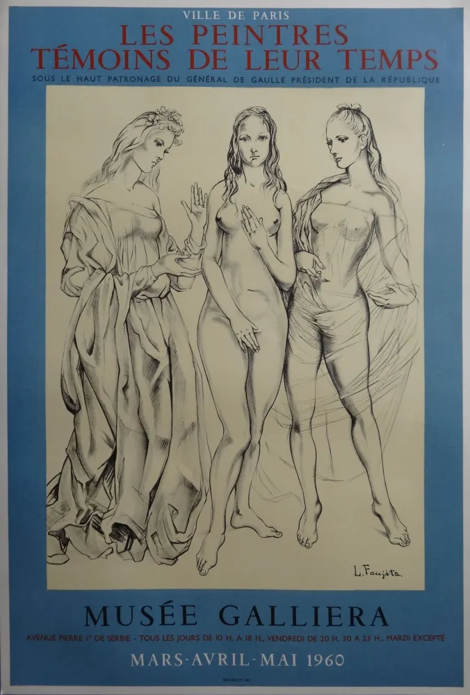 Livro Ilustrado Foujita - Les trois Graces : La Jeunesse