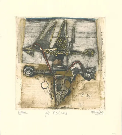 Água-Forte E Água-Tinta Friedlaender - Vol d'oiseaux