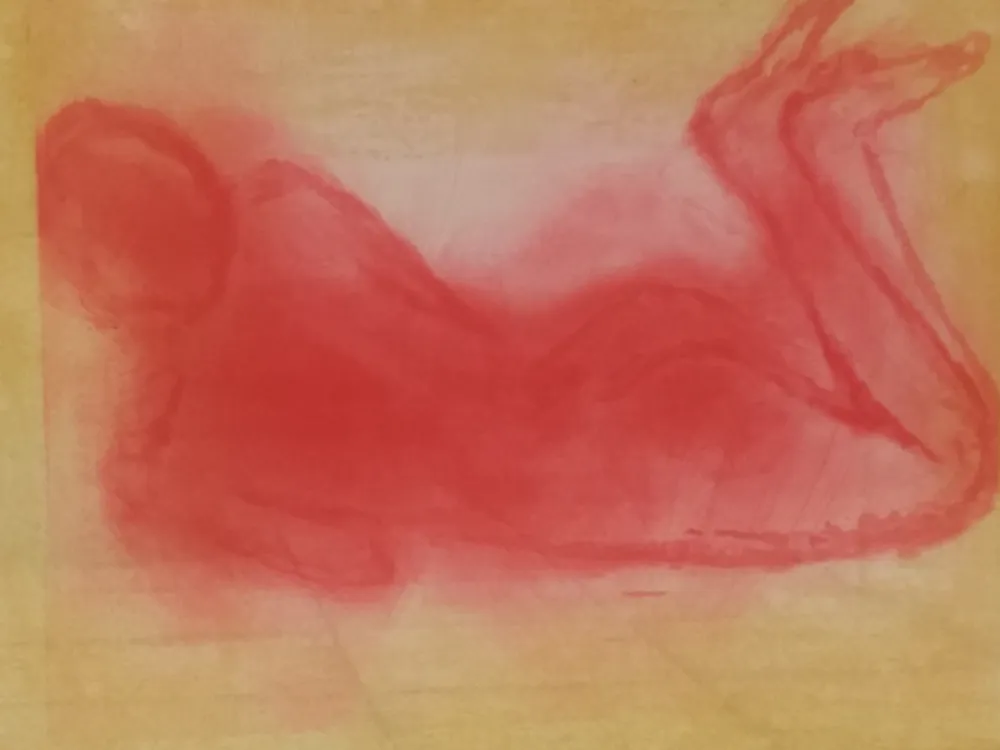 Litografia Garache - Nude figure