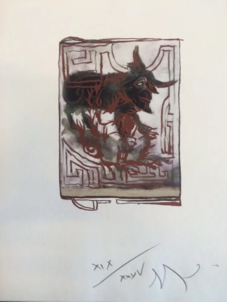 Gravura Digital Garouste - Sans titre