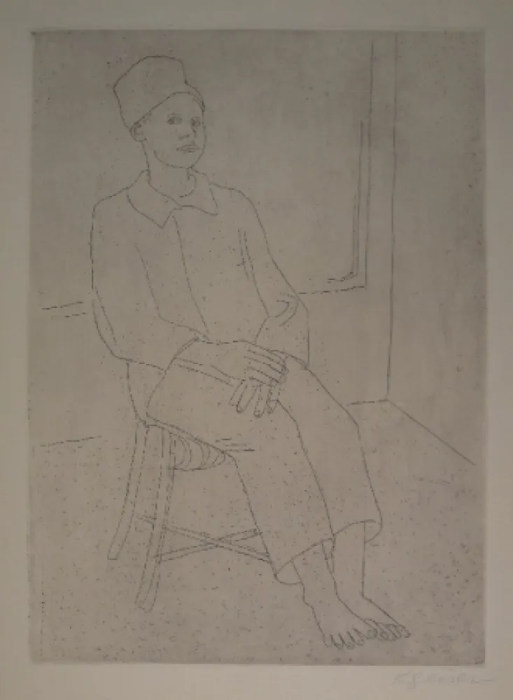 Gravura Geiser - Daniel mit der Zuavenmütze