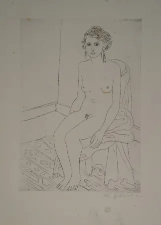 Gravura Geiser - Sitzende