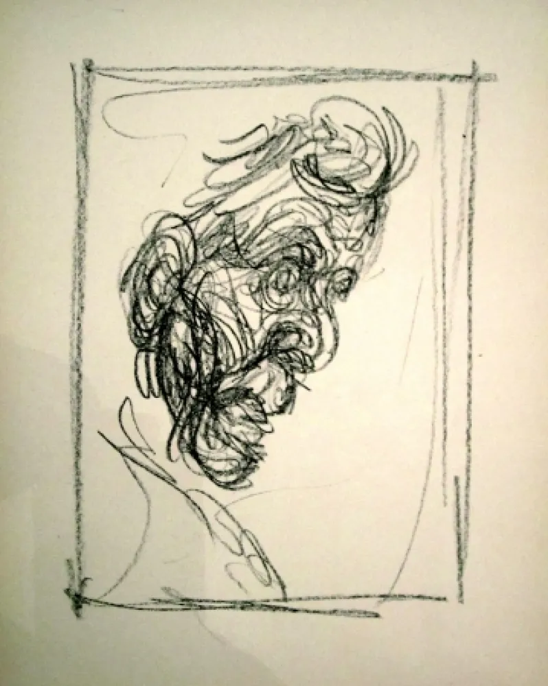 Litografia Giacometti - Portrait