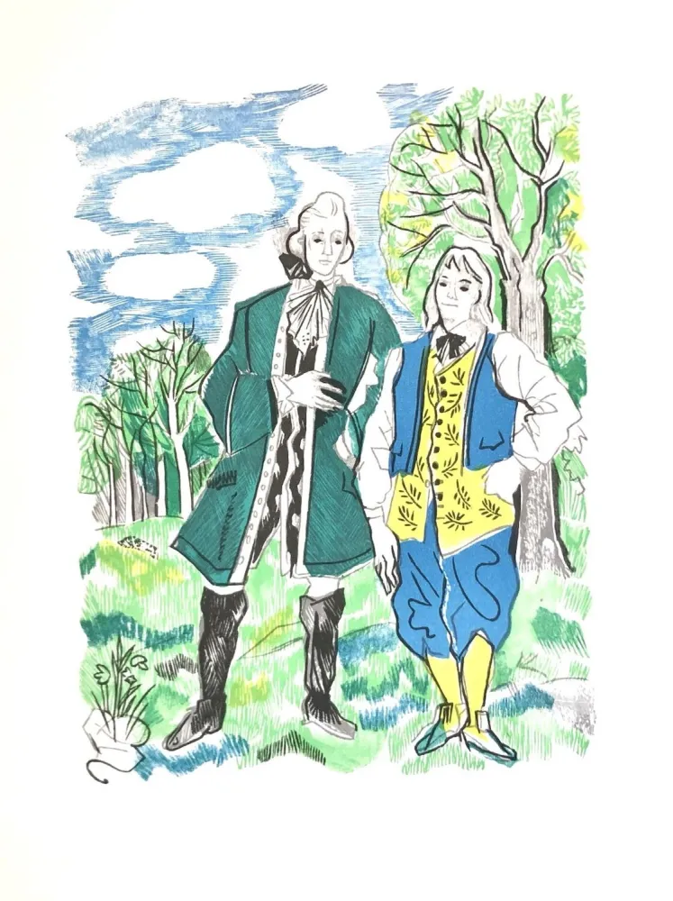 Xilogravura Grau Sala - Théâtre de Marivaux