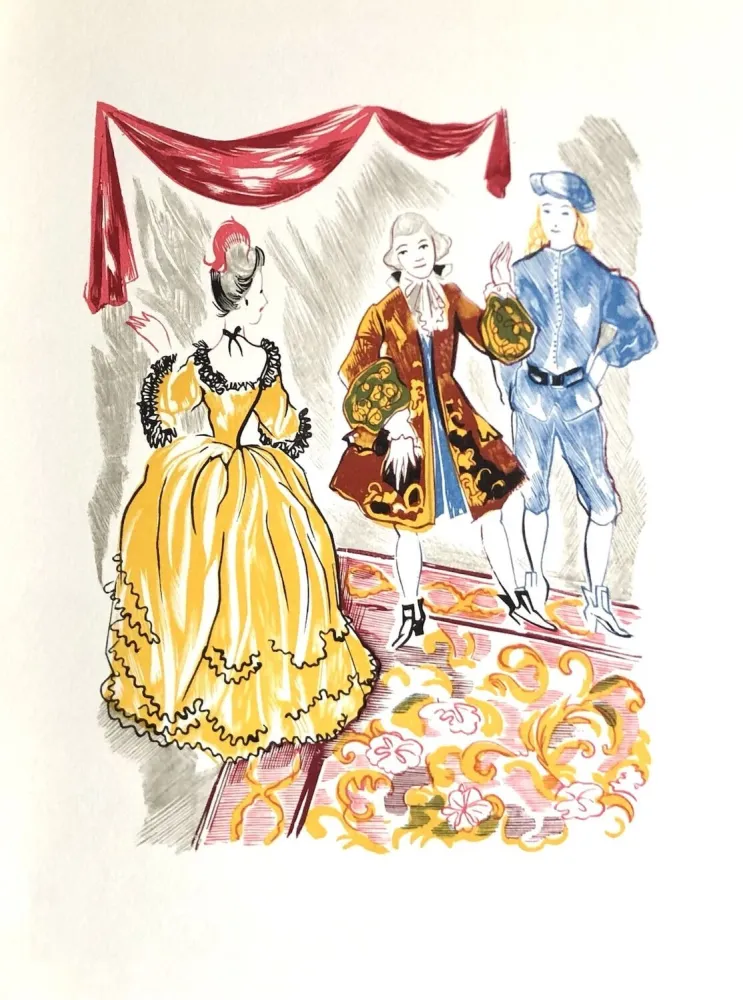 Xilogravura Grau Sala - Théâtre de Marivaux